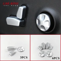 car cover detector abs chrome seat adjustment knob button switch trim accessories 36pcs for jeep compass 2017 2018 2019 2020