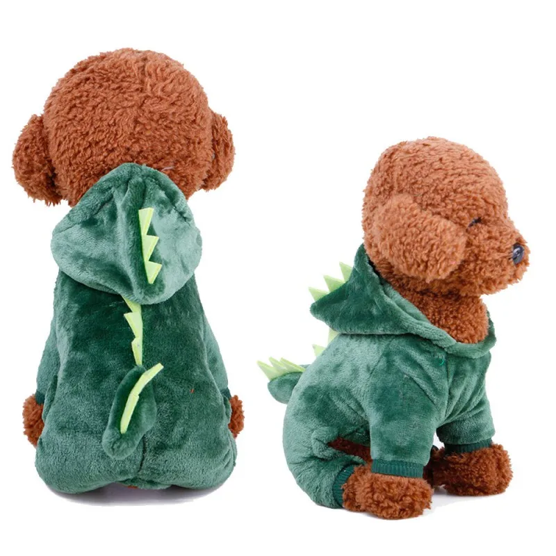 

New Design Coral Fleece Autumn Winter Dogs Hoodies Cartoon Clothes Small Pretty Animals Dog Clothing