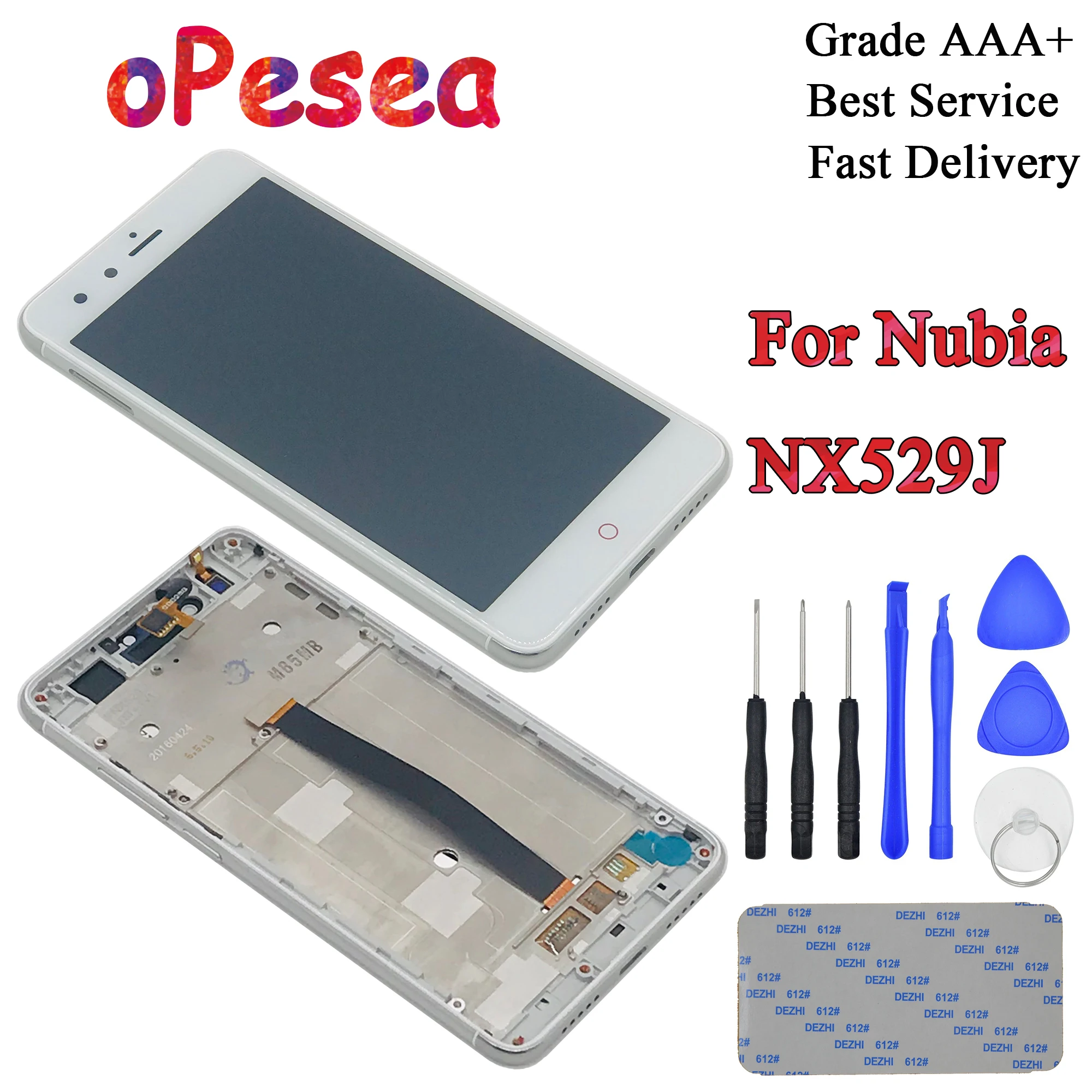 OPesea 5,0 ''для zte Nubia Z11 Mini NX529J ЖК-дисплей панель сенсорный экран дигитайзер стекло сенсор сборка с рамкой Замена
