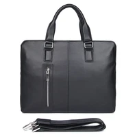 men handbag 100 genuine leather briefcase fashion laptop bag men hand bag 7411