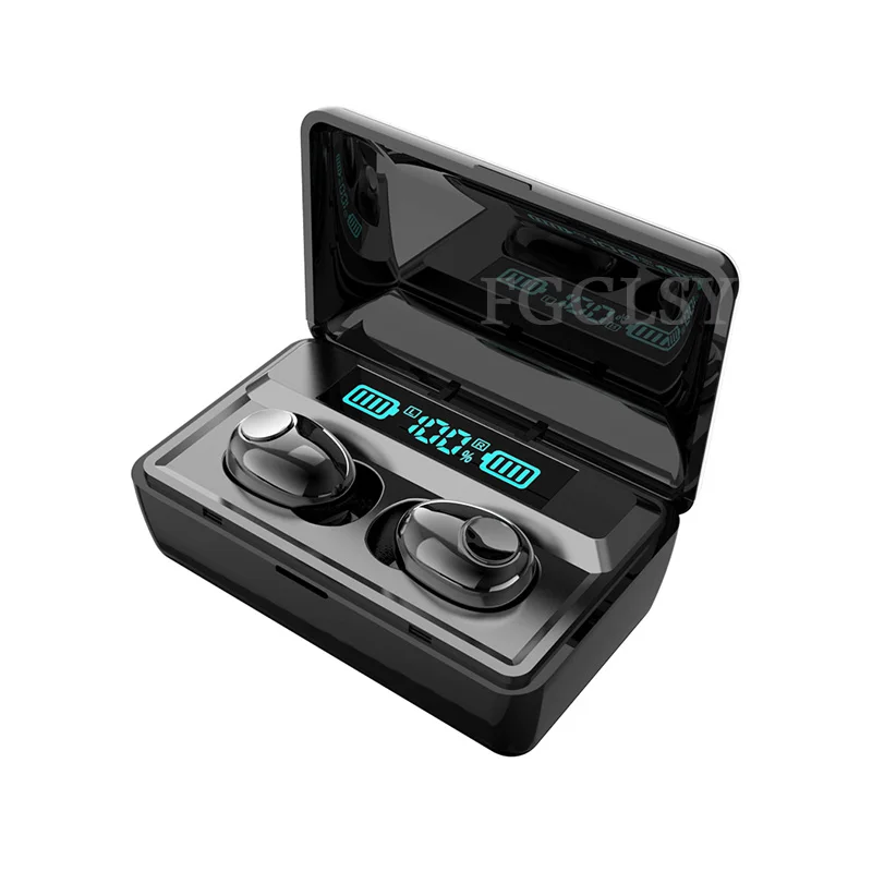 

FGCLSY TWS Bluetooth 5.0 Earphones Wireless Headphone 9D Stereo Sports Headsets With Mic 2200mAh Charging Box For iOS/Android