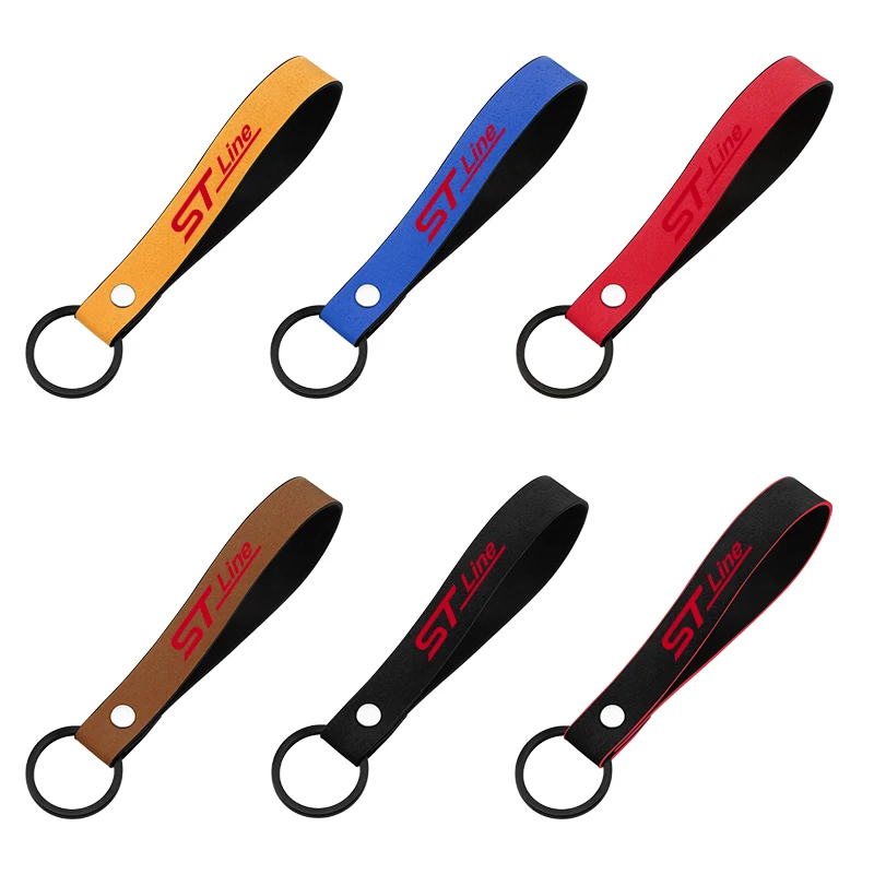 Fashion Motorcycle Car Keychain Real Men Like Keyring Key Fobs Suede Chain for Ford focus 2 3 Fiesta EcoSport ESCORT | Автомобили и