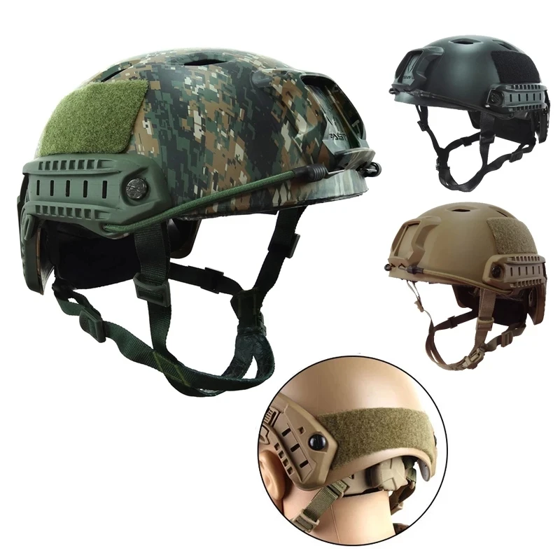 

Fast BJ Standard Helmet Lighweight Tactical Helmet Airsoft Paintball Wargame CS Cover Helmet Accessories Fast Jumping Protective