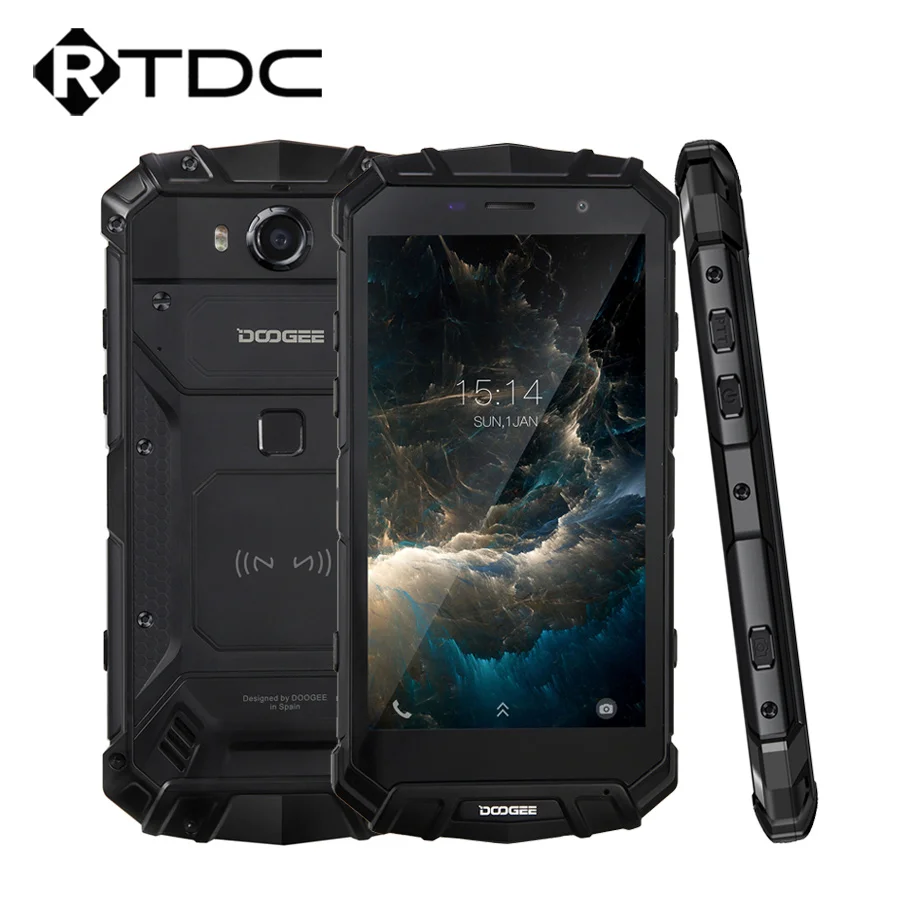 DOOGEE S60 Lite Android 7 0 4G мобильный телефон 5 2 &quotВосьмиядерный 4 Гб + 32 ГБ 5580 мАч Dual 13 8 Мп IP68