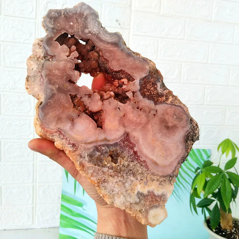 

Natural Pink Amethyst Stone Raw Crystal Chips Druse Geode Room Decoration Argentina Amethyste Real Mineral Spiritual Decora Home