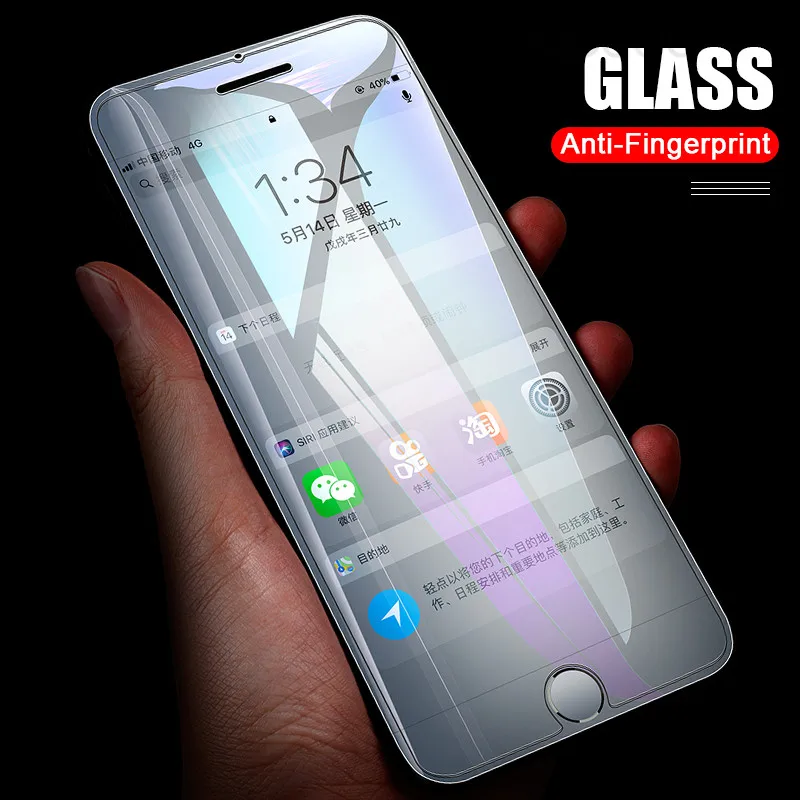 

Full Cover Tempered Glass on the For iPhone X XS Max XR Tempered Glass For iPhone 7 8 6 6s Plus 5 5S SE 11 Pro Screen Protector