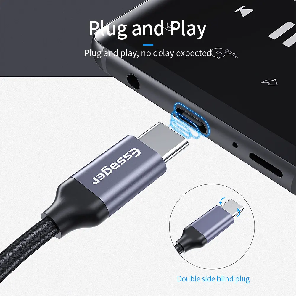Essager Тип c до 3,5 мм разъем для наушников адаптер USB C до 3,5 мм аудио Aux кабель для huawei P30 P20 Pro Xiaomi Mi 9 8 Oneplus 7 7t