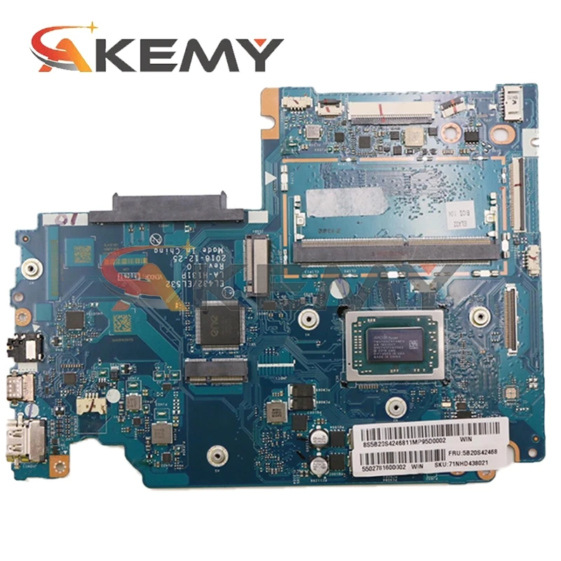 Bestellen Für Lenovo Ideapad S340-15API Laptop Motherboard EL432/EL532 LA-H131P Mit CPU R7 3700U 4G 100% Vollständig Getestet