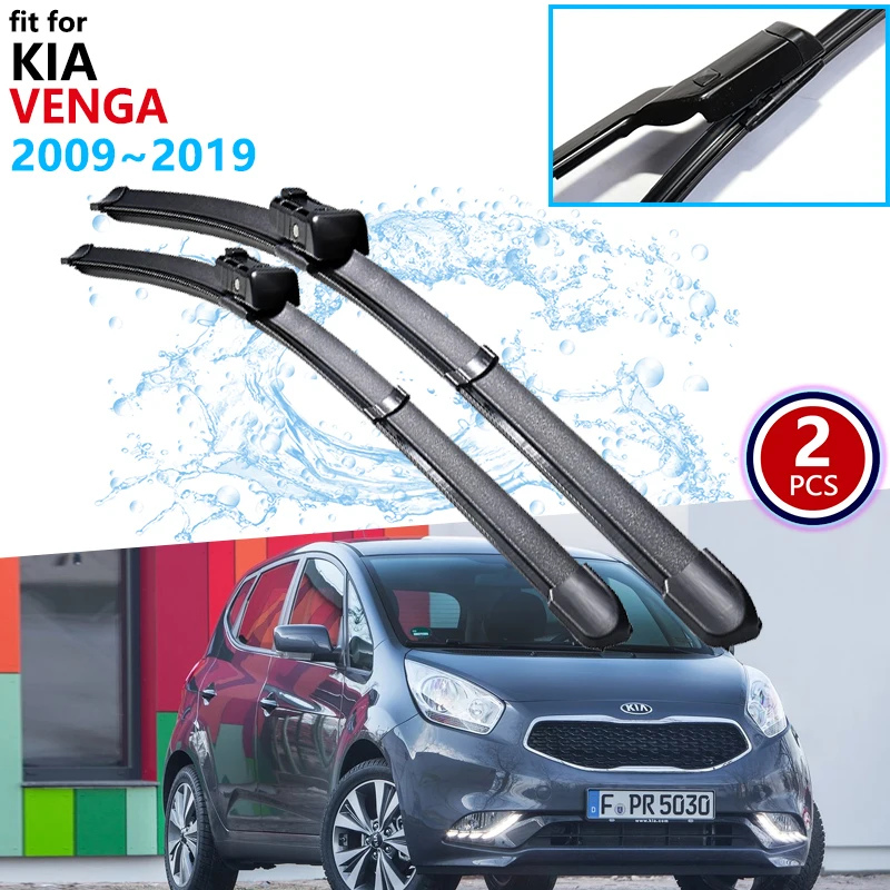 

Щетка стеклоочистителя для KIA Venga 2009 ~ 2019 YN, стеклоочистители 2010, 2011, 2012, 2013, 2014, 2015, 2016, 2017, 2018, автомобильные аксессуары