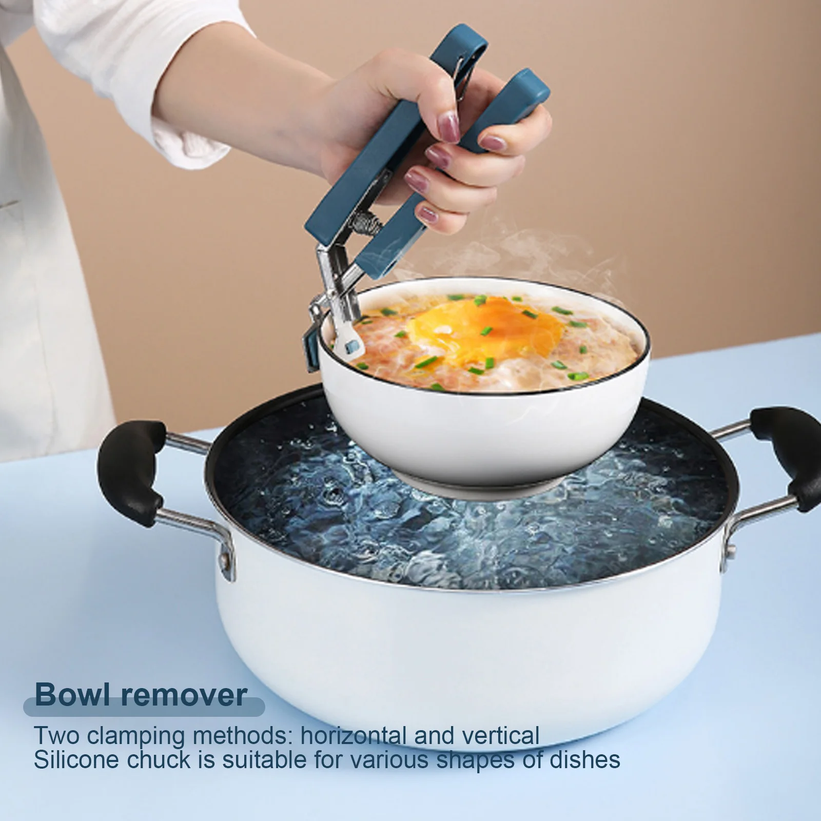 

Kitchen Anti-scalding Combination Set Anti-scald Clamping Bowl Clamping And Tray Clamping Stainless Steel Steaming Clip
