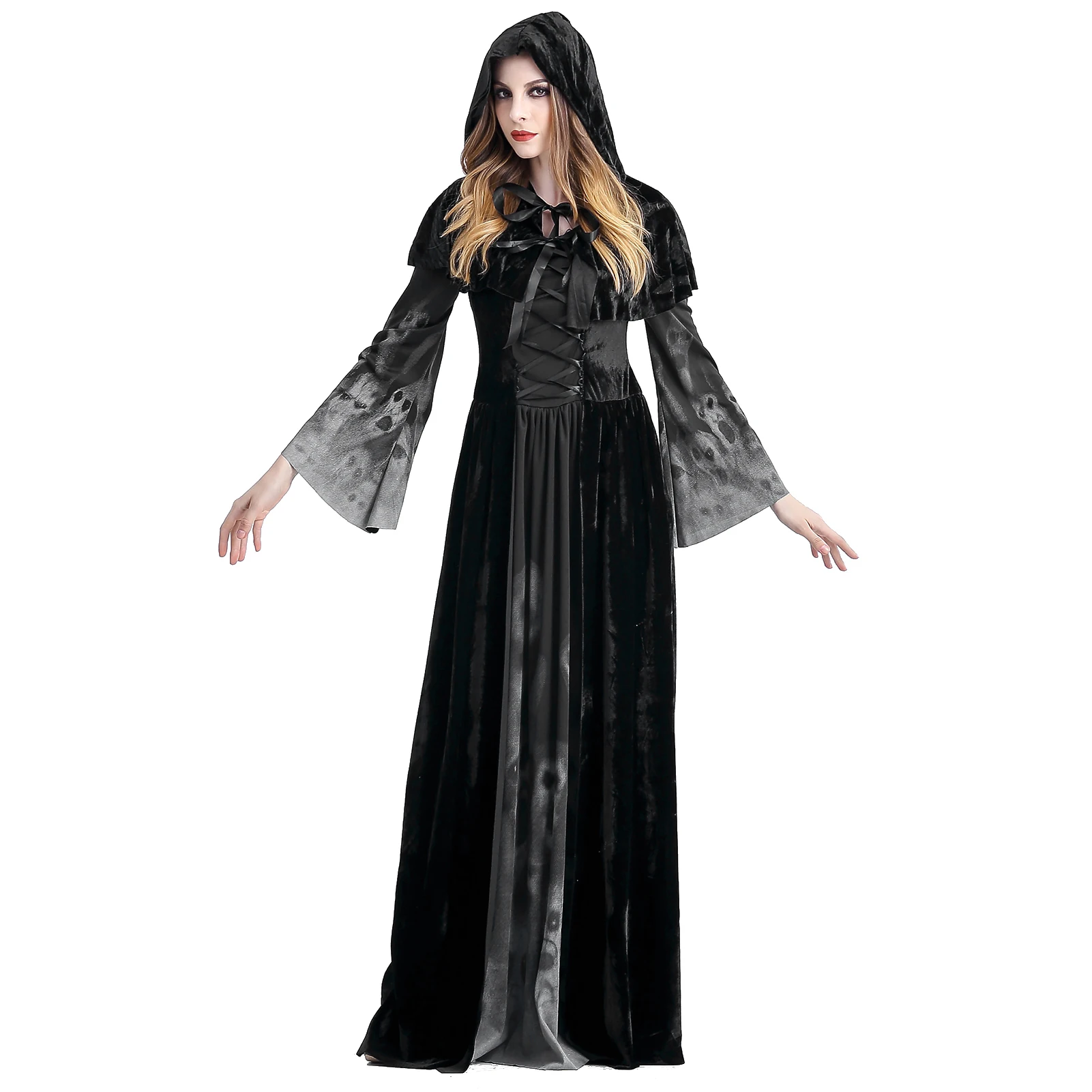 Женский костюм на Хэллоуин женское платье для взрослых страшный косплей