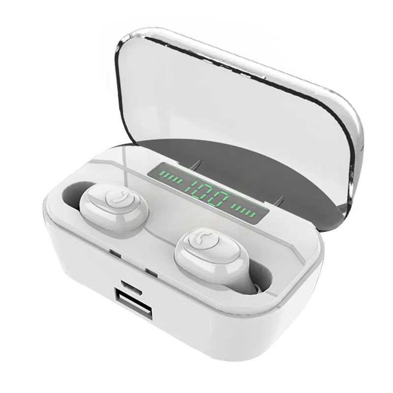 type 6 G6S TWS Bluetooth наушники мини TWS наушники с мощностью 3500 мАч 8D стерео Спортивные Беспроводные наушники гарнитура водонепроницаемые наушники - Цвет: type 6