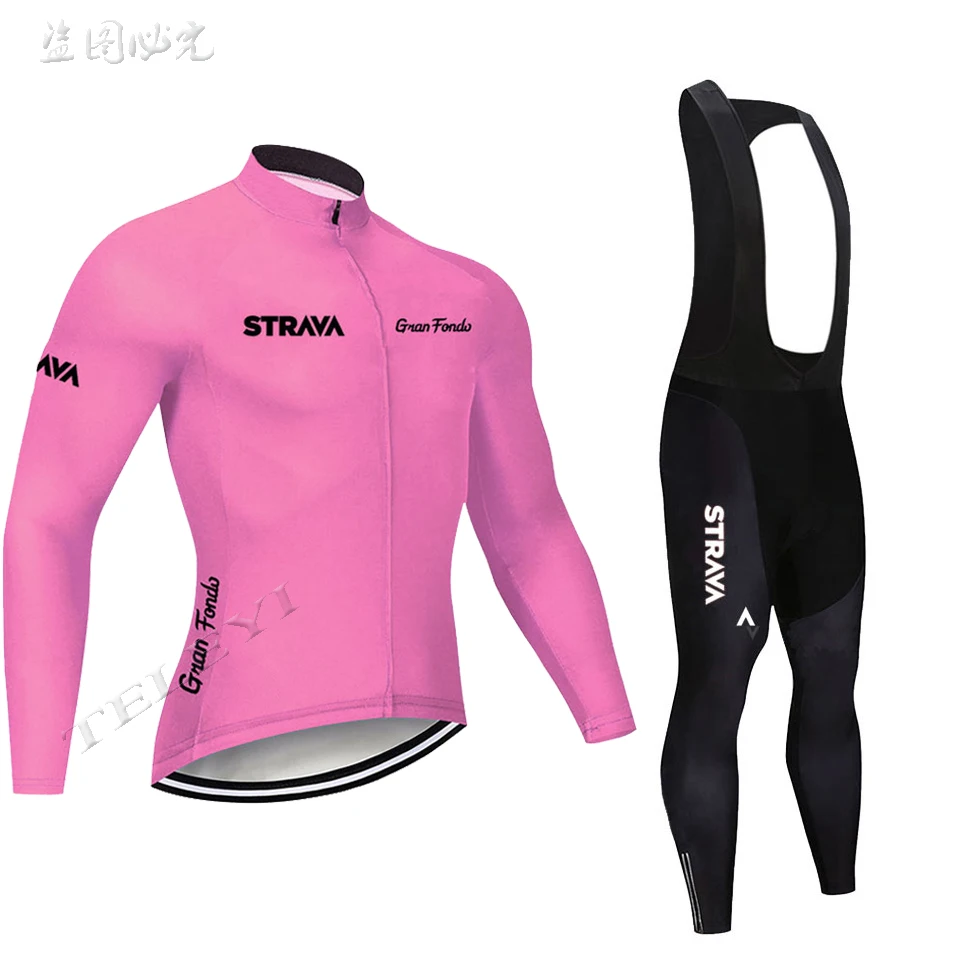 

STRAVA темно синий Pro команда с длинным рукавом Майки Спортивные Ropa Ciclismo Велосипедный спорт костюмы Дышащая Mtb Одежда для езды на велосипеде
