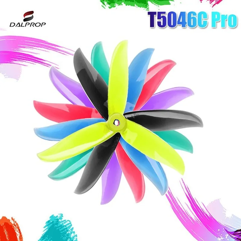 Циклон DALPROP T5046C PRO 5046 5X4.6X3 с 3 мя лезвиями ПК + пропеллер ABS для 5 дюймов видом от