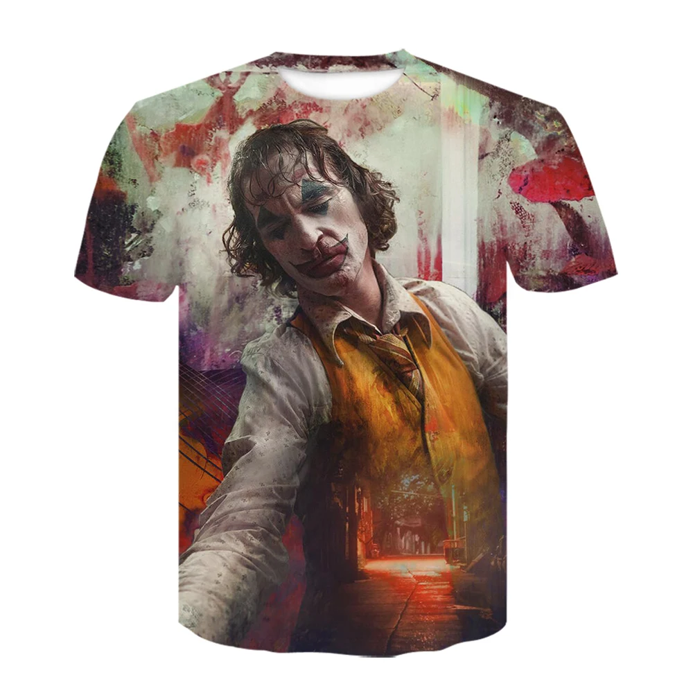 Футболка с изображением клоуна Стивена Кинга IT забавная Мужская футболка в стиле