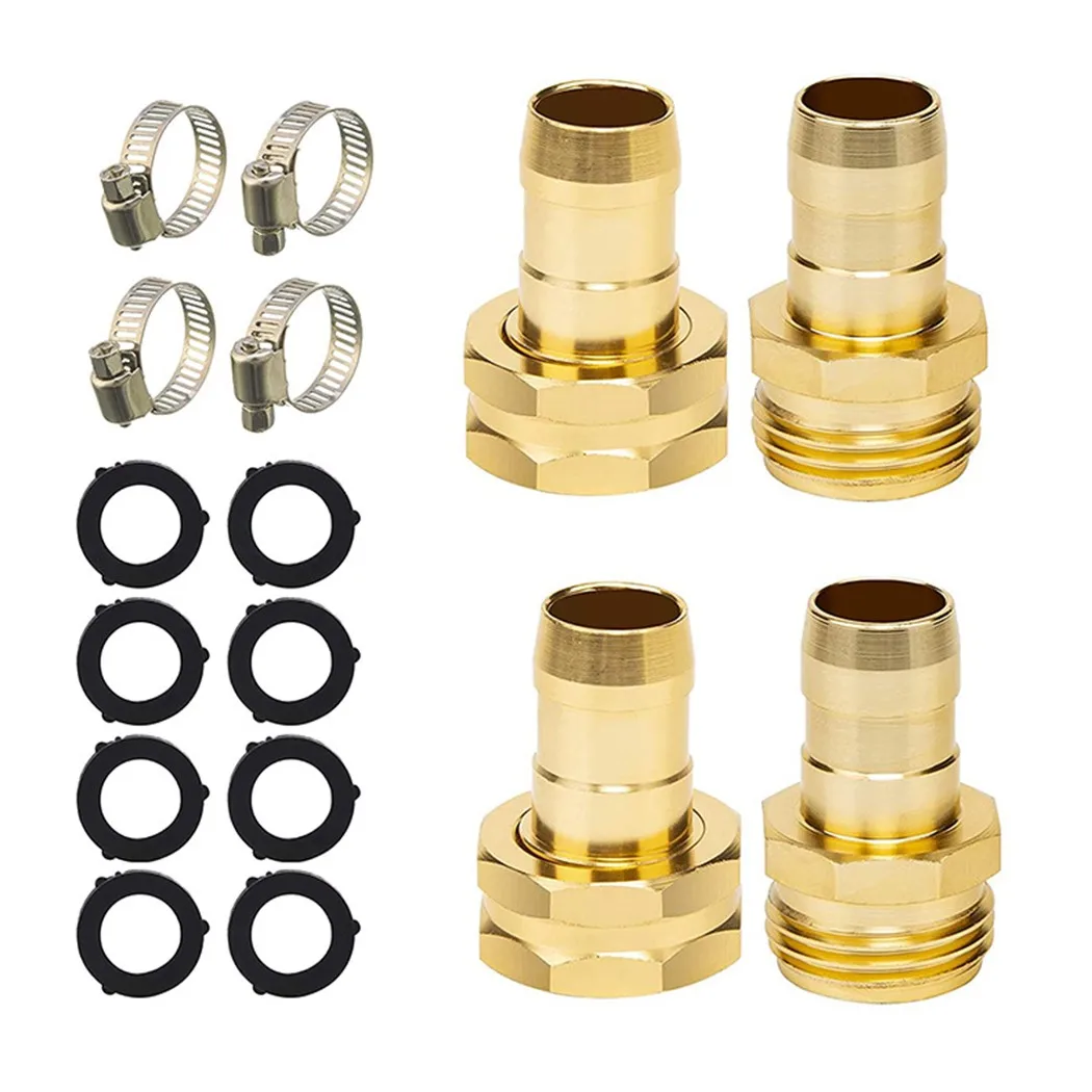 

3/4in Hose Repair Kit Anti-rust Connector Female Fittings Hose Kit Male Repair