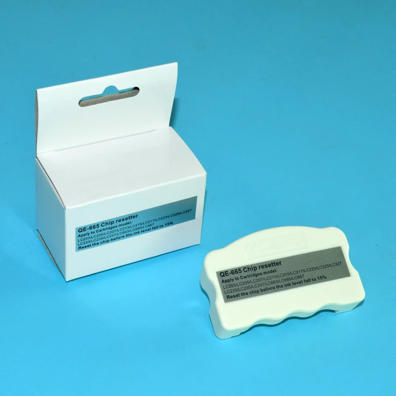 

LC203 LC205 LC207 LC205 LC209 LC223 LC665 LC669 LC225 LC227 LC229 LC213 LC215 LC217 LC219 cartridge chip resetter for brother