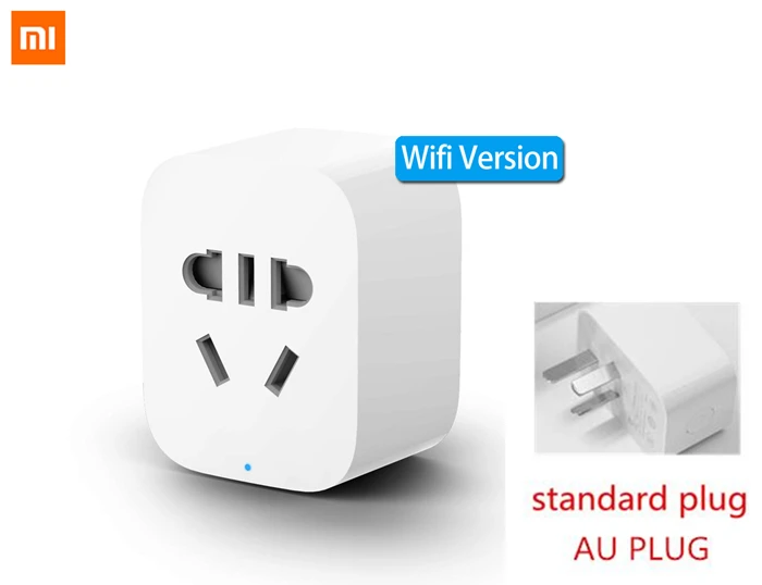wifi standard Xiaomi mijia интеллектуальная розетка Zigbee версия WiFi беспроводной пульт дистанционного управления гнездо адаптера питание таймер включения и выключения через приложение - Color: wifi standard