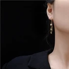 Длинная цепь, свисающие серьги для женщин, серьги со звездами длинные висячие серьги Роскошные висящие Серьги-кисточки женские Корейская Ювелирная повязка на голову Accessries