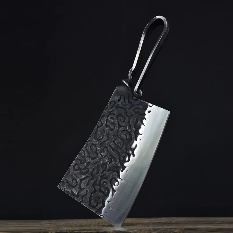 

Cloud Curl Pattern Cleaver Household Sharp Bone Cutting Knives Hand-forged Chef's Knives cuchillos de cocina ножи кухонные