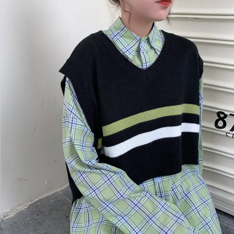 Женский трикотажный жилет Hzirip повседневный яркий эластичный пуловер без рукавов