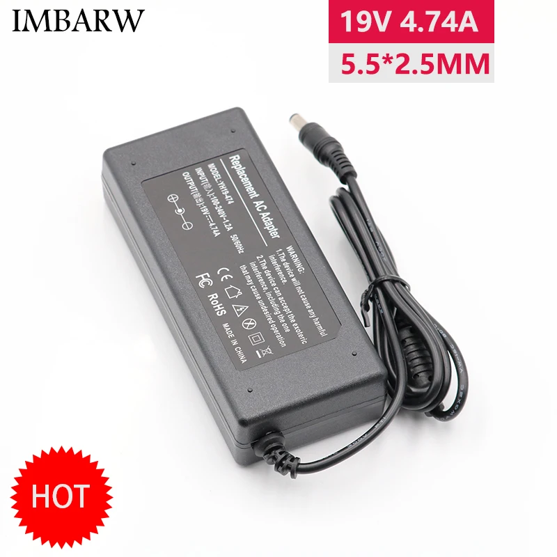 

ASUS 19V 4.74A 5.5*2.5mm AC Laptop Power Adapter Travel Charger for Asus ADP-90SB BB PA-1900-24 PA-1900-04 Power Supply Charger