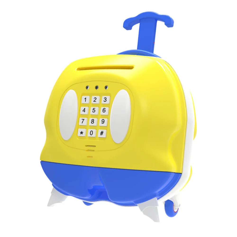 Креативный безопасный пароль Жевательная монета Электронная Копилка Банкомат