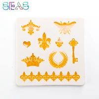 bee silicone mold crown resin molds decorate cake decorating tools colorful soft dessert making tool kitchen tools accessories