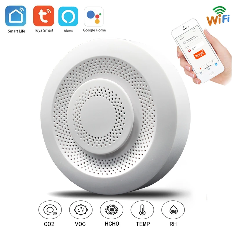 

Датчик углекислого газа с Wi-Fi и сигнализацией