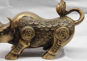 Бесплатная доставка &lt&lt&lt&lt&lt китайская Медь Бронза Home Fengshui статуя богатства