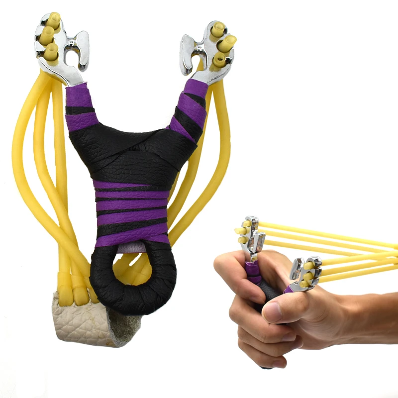 

Powerful Catapult Slingshot Professional Hunting Slingshot Catapult Outdoor Shooting Sports Game toy with Rubber Band