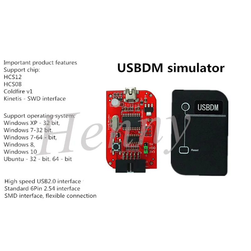 Фото Эмулятор BDM/USBDM/OSBDM 8/16/32/XS128 №2