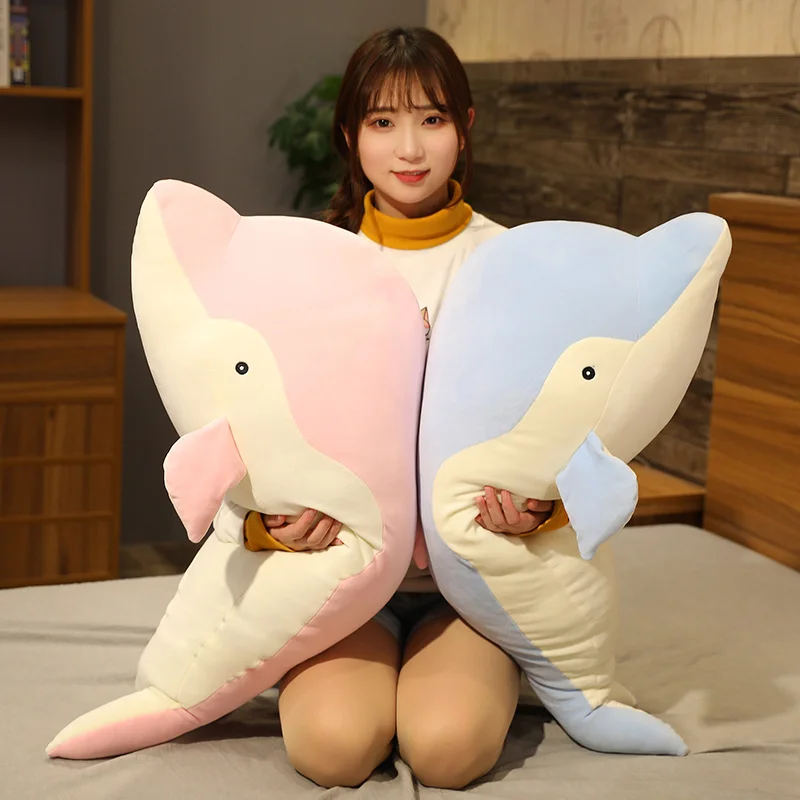 

Soft Dolphin Plush Toy Sea Animal Doll Stuffed Animal Fish Pillow Kids Toy Christmas Gift for Girls