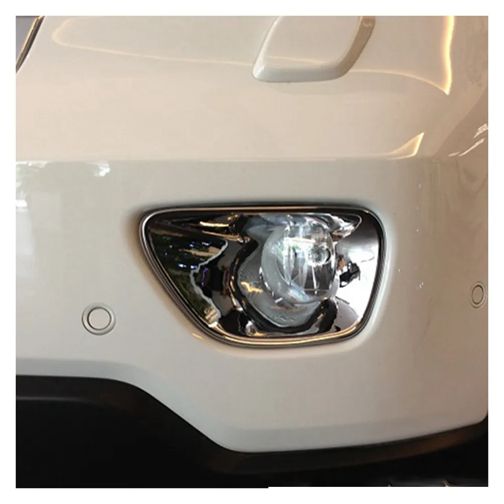 

1set Front Fog Lamp Cover Comes With Tape Electroplating Easy Installtion