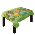 С рисунком Питер кроликов счастливый день Пасхи скатерть для отеля стол для пикника прямоугольный стол чехлы для дома Обеденный стол Чай Украшение стола