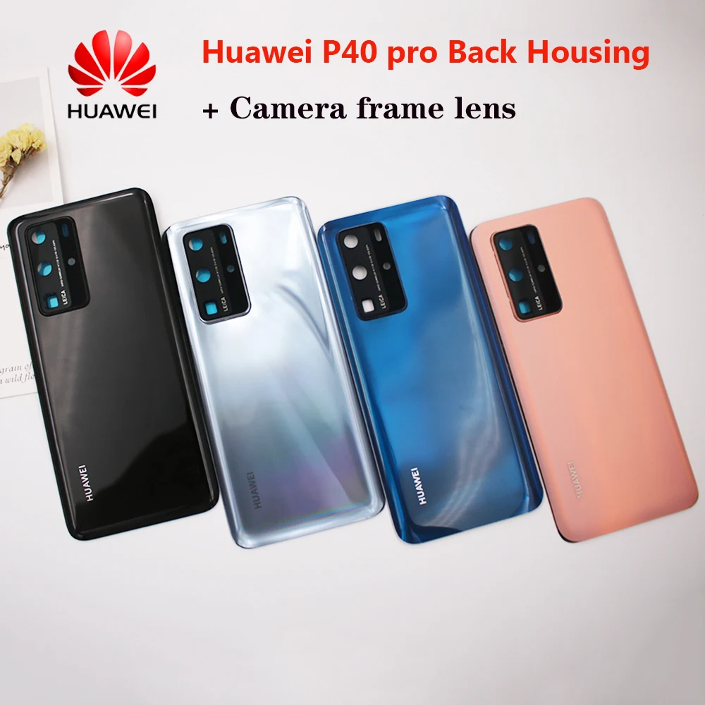 

Оригинальный Новый чехол для Huawei P40 Pro, 6,58 дюйма, задняя крышка для телефона, задняя крышка для камеры, защитный чехол для объектива, запасные ...