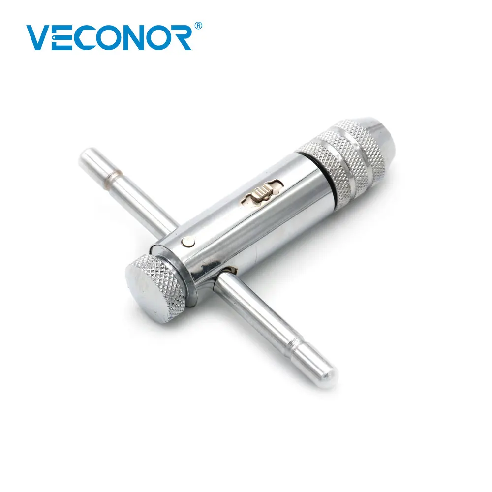 VECONOR 8pcs Reversible Ratchet Tap Wrench Kit with 7pcs Taps Screw Thread Machine Tool Holder | Инструменты