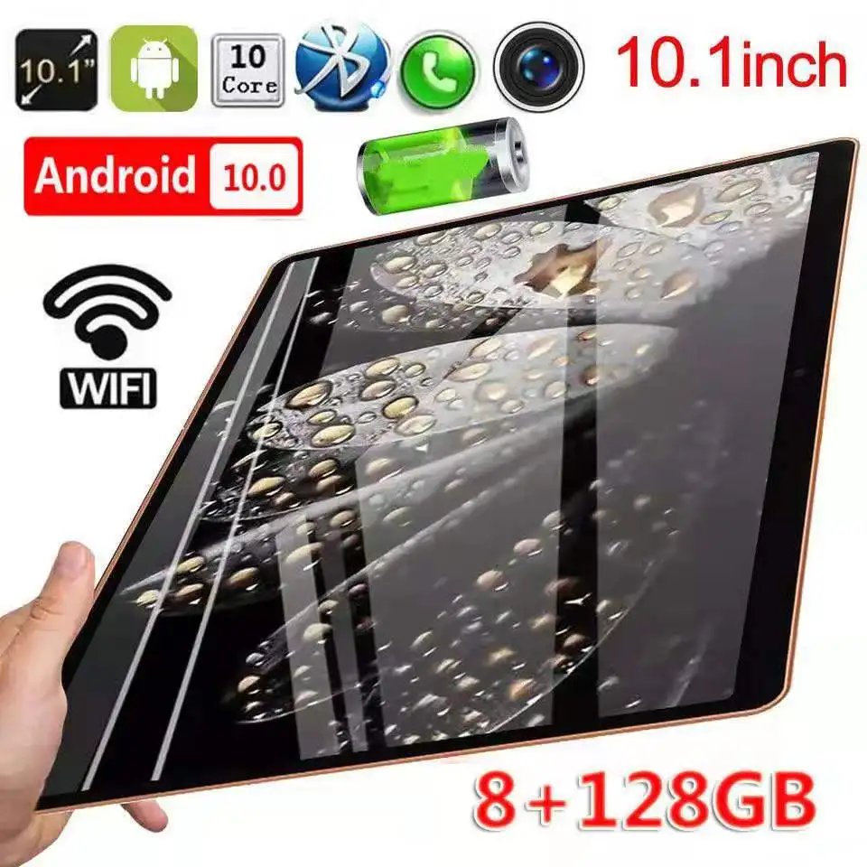 

Newest Tablet 10 Inch Android 10.0 8GB/128GB Tablet Pc Octa Core WiFi Bluetooth 4G Phone Call CE Brand Hipad Pro Tablets 10.1