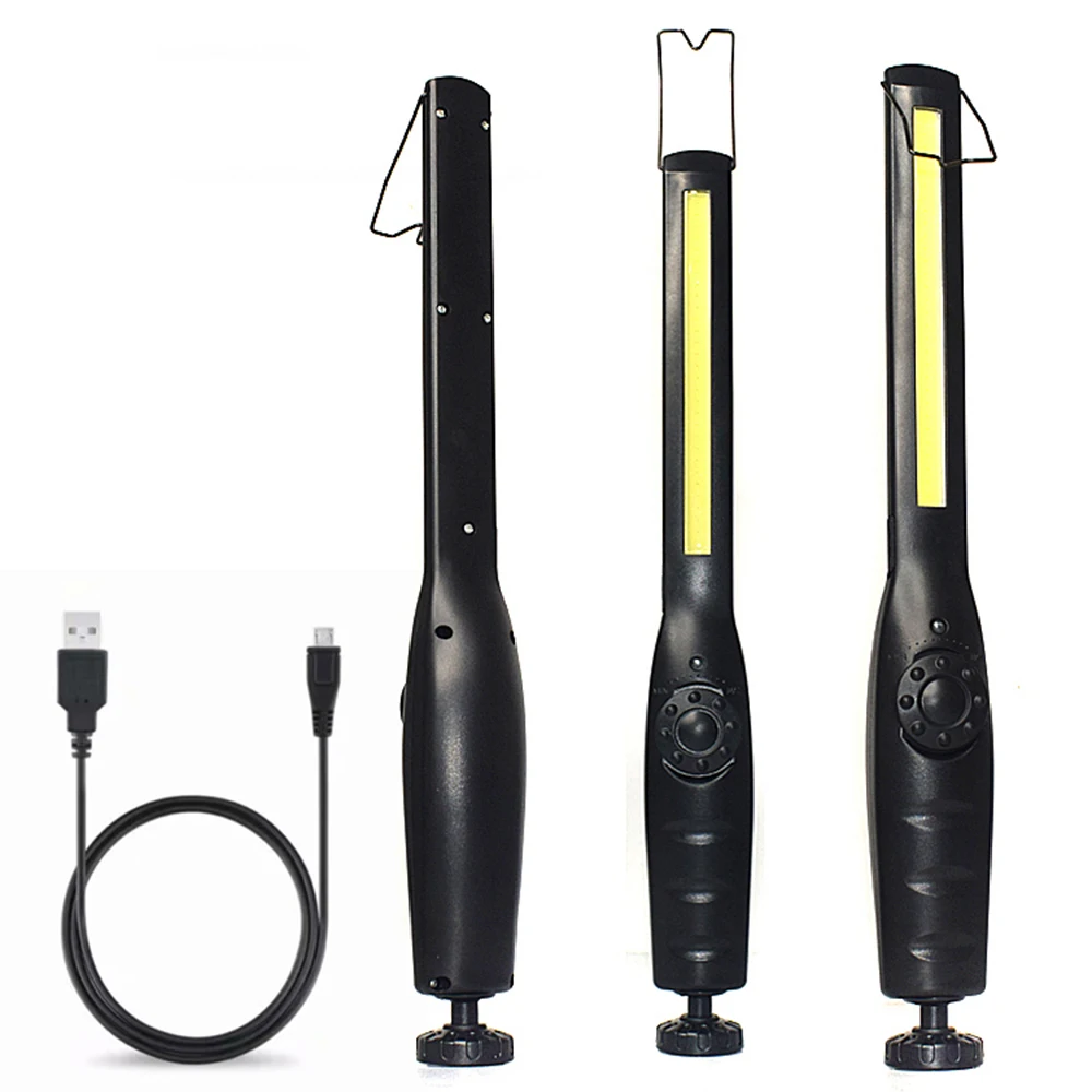 

Highpower LED Flashlight COB Work Light For Car Repair Maintenance Inspection Lamp With Magnet USB Rechargeable Camping Lantern