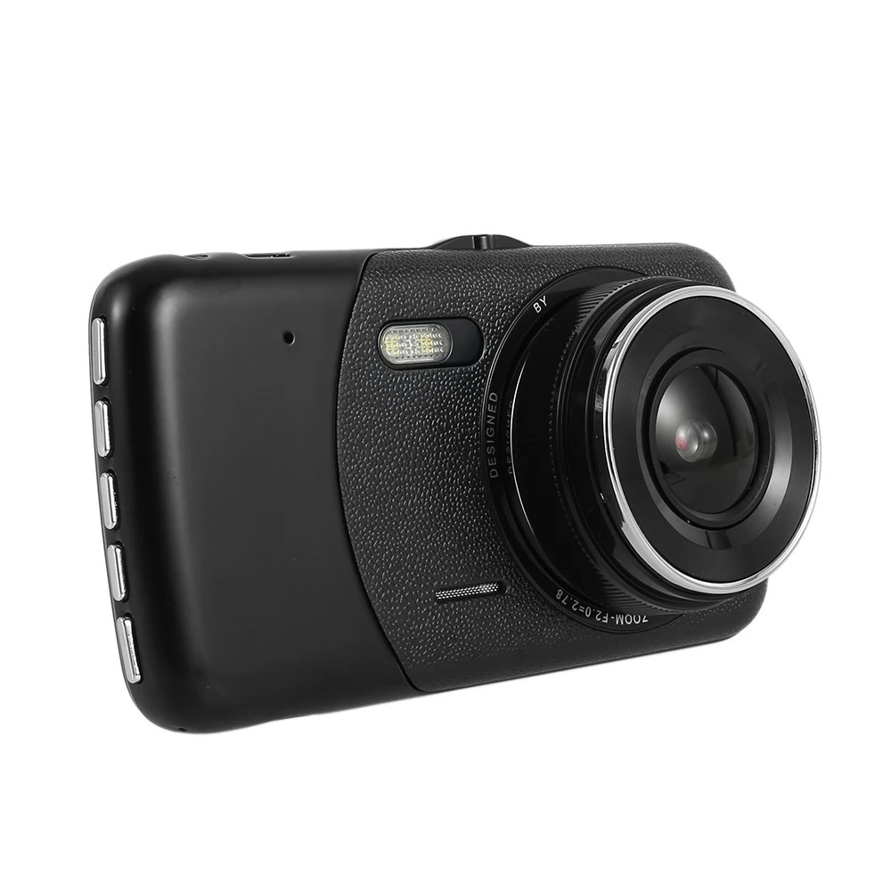 170 градусов с двумя объективами HD 1080P Камера Видеорегистраторы для автомобилей 4