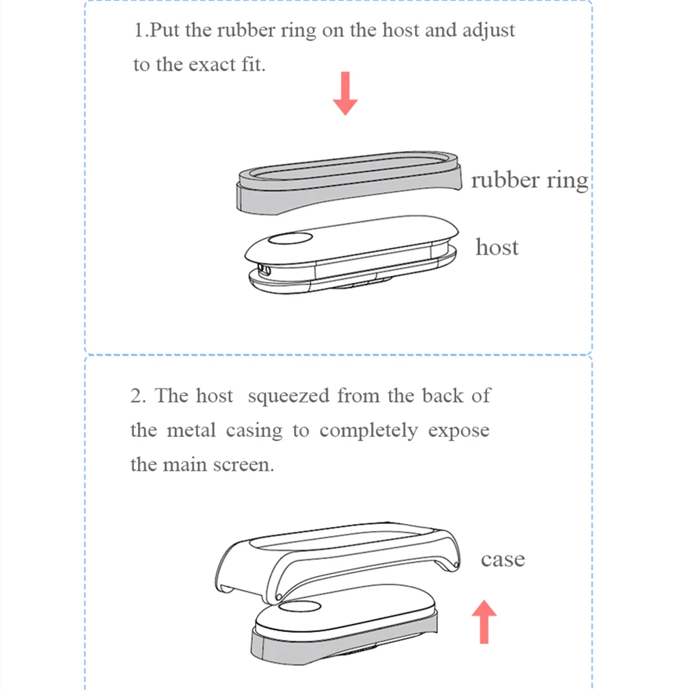 

for Xiaomi Mi Band 5 4 6 Strap Metal Wristbands Stainless Steel Bracelet for Mi band 3 Strap Correa Miband 5 Wrist Bands Pulsera