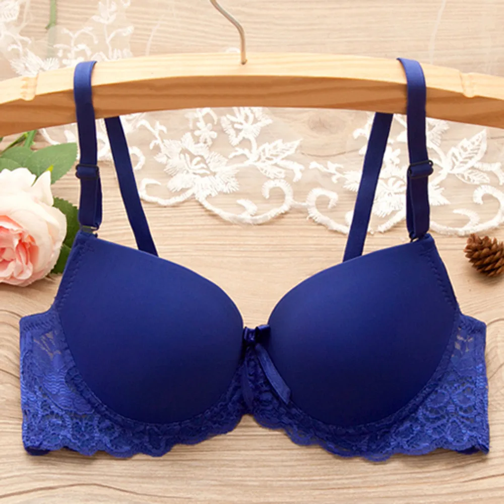 

Women Sexy Lace Push Up Bras Soild Tank Cami Crop Underwear Bralette Bra Push Up Bra Sujetadores Para Mujeres