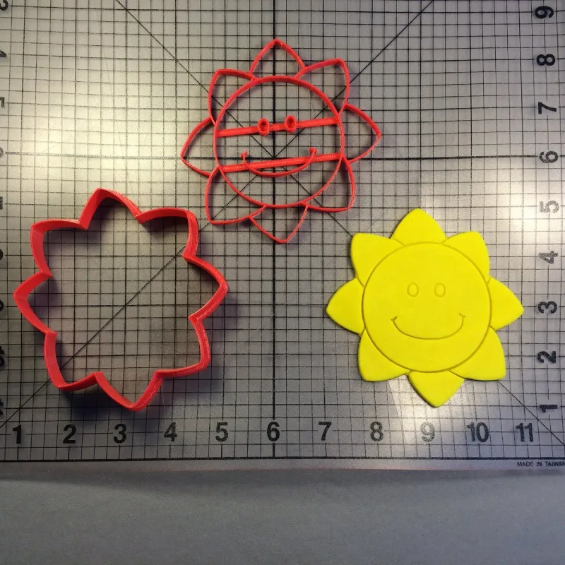 Милые очки с улыбающимся солнцезащитным лицом и луной украшения для печенья из