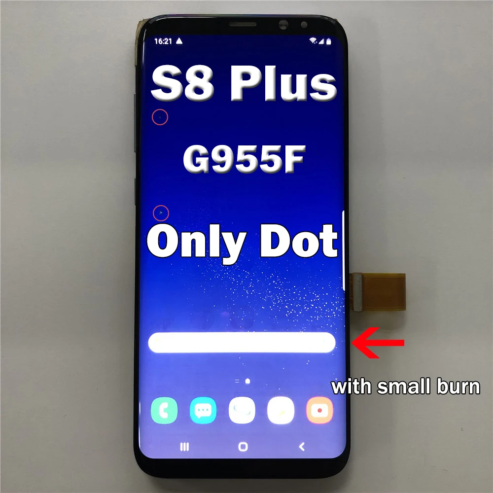 Тачскрин с цифровым преобразователем для Samsung Galaxy S8 plus G955 G955F ЖК-дисплей + S8P LCD |