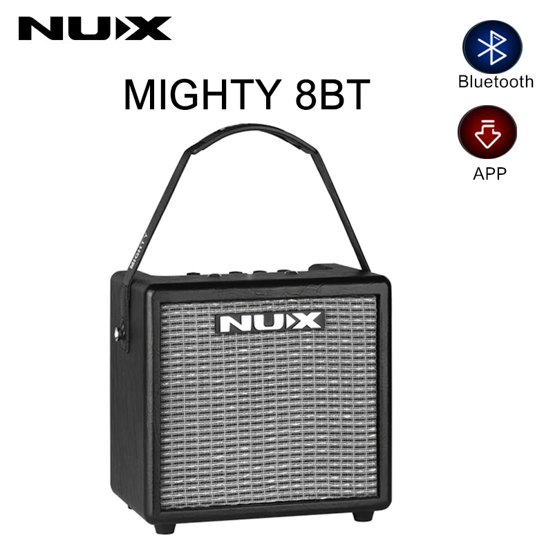 

Усилитель для гитары NUX Mighty 8BT, портативный стереомоделирующий усилитель с Bluetooth для акустической электрогитары