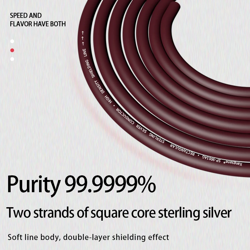 HiFi Audio Pure Silver RCA Cable 4N Sterling Conductor Shielding Bulk cable | Электроника