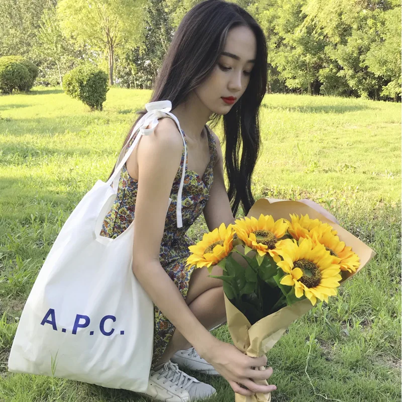 Youda 2019 новая простая парусиновая сумка с буквенным принтом сумки на плечо в