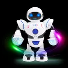 Светодиодный светильник Музыка электрический танцующий робот трудно изменить девочка игрушка пространство ходьбы робота детские игрушки Рождественский подарок