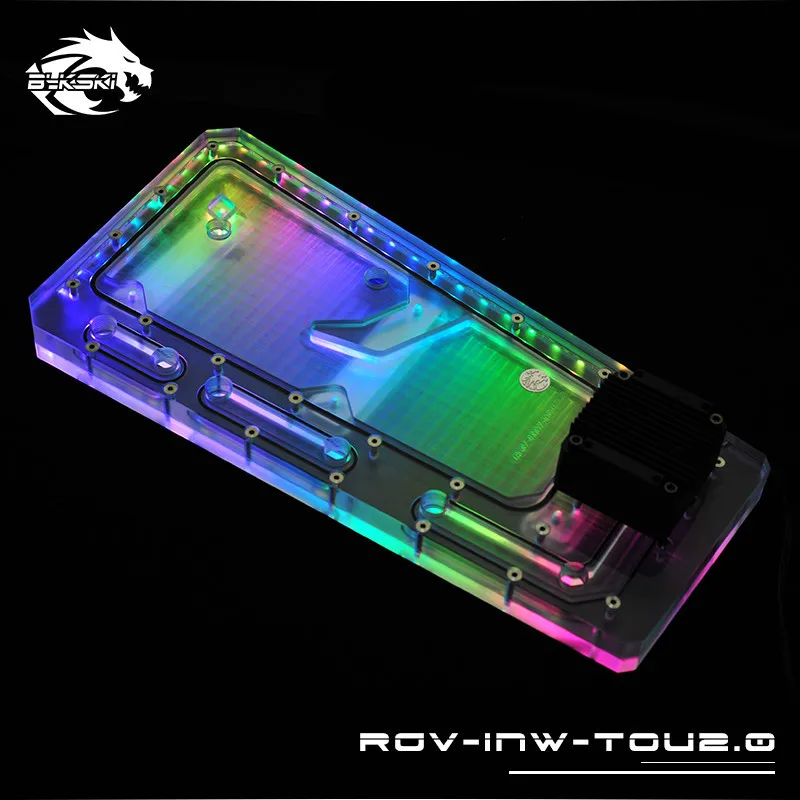 Bykski Distro plate для динамического шасси INWIN TOU2.0 дефлектор водной дорожки с водяным