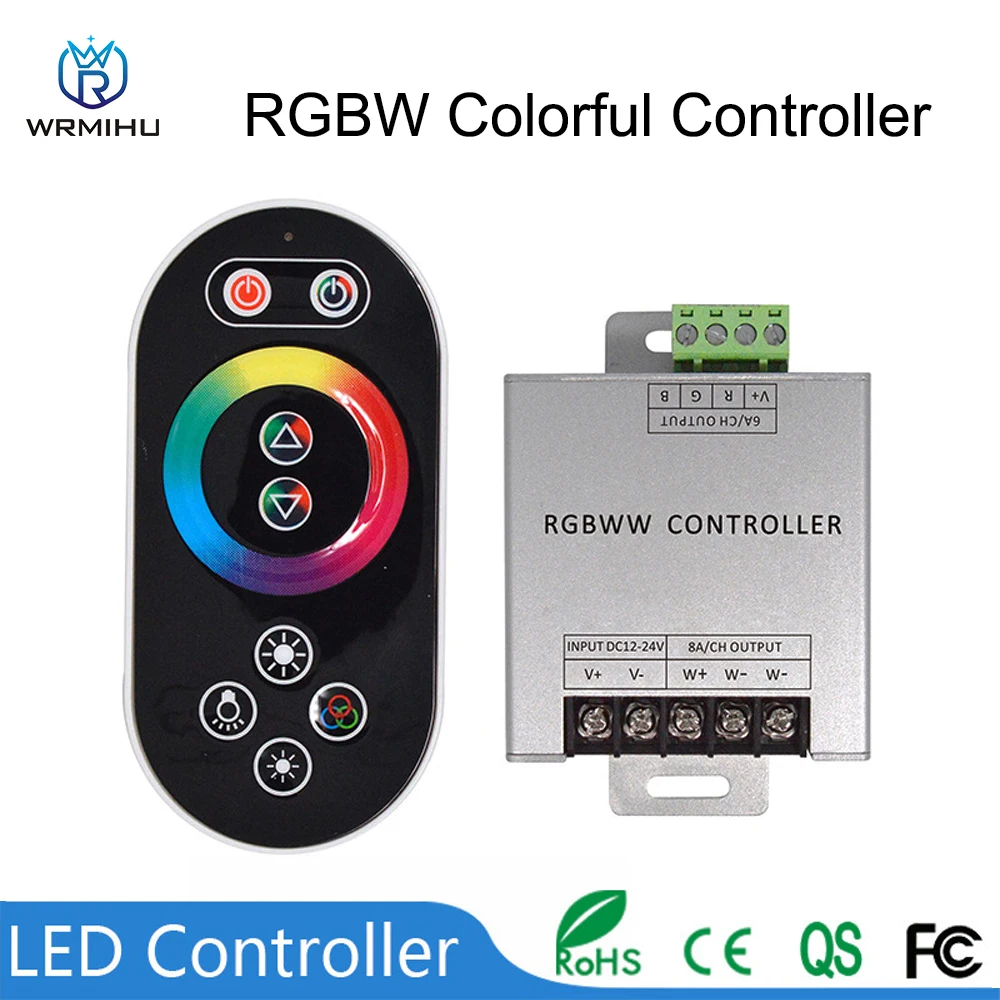 

DC12-24V Touch Remote Control RF433mHZ Led Radio Frequency Lamp With Dimming Toning Controller PWM High-Power Colorful Lamps